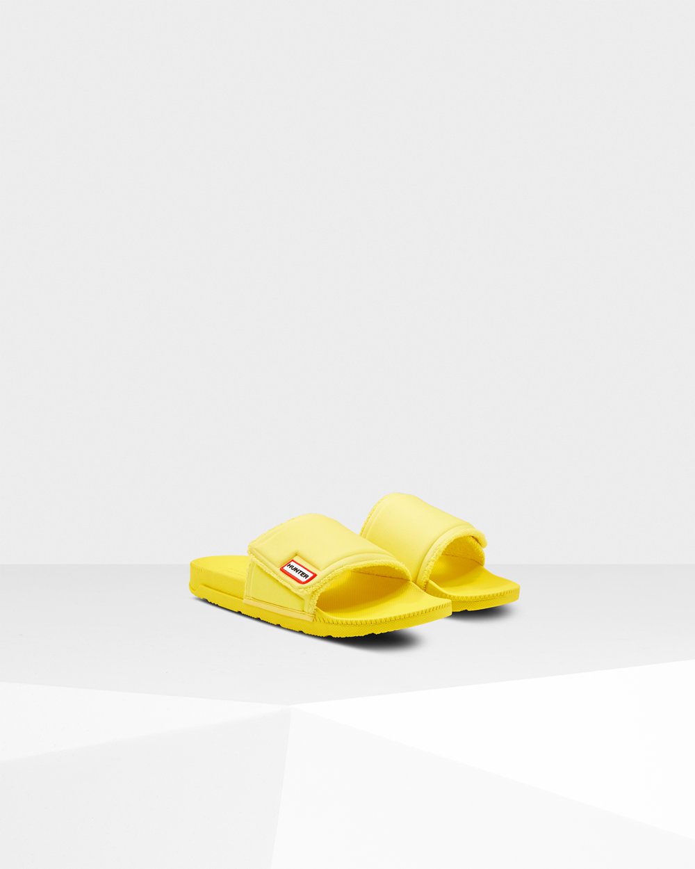 Hunter Original Adjustable Slides - Online Store Womens Yellow - PBTWRE591